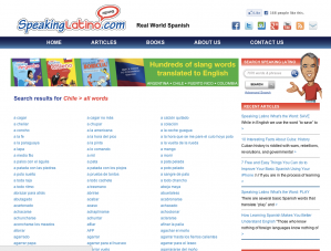 Chilean Spanish Slang Chile Speaking Latino