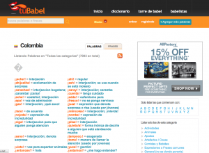 Colombia Spanish Slang Tu Babel