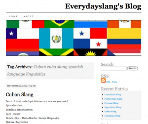 Cuba Spanish Slan Cuban Slang