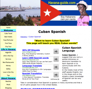 Cuba Spanish Slang Cuban Spanish