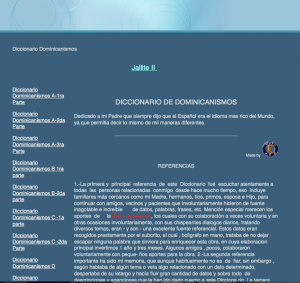 Dominican Spanish Slang Diccionario de Dominicanismos