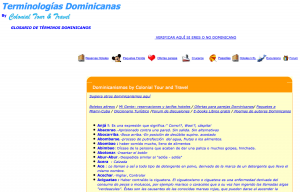 Dominican Spanish Slang Terminologias Dominicanas