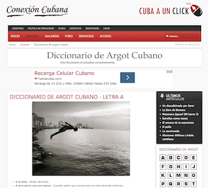 Cuban Spanish Dictionary