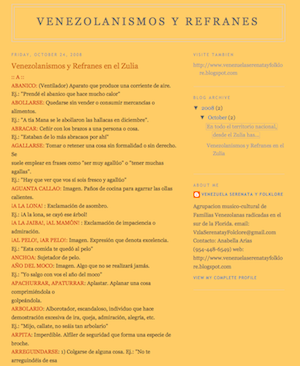 Venezuelan Spanish Words Venezolanismos y Refranes