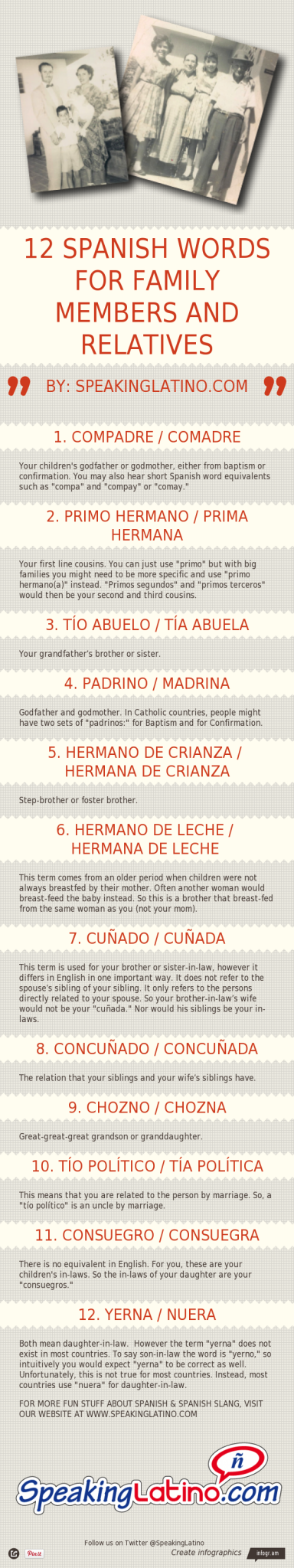 12 Spanish Words for Family Members and Relatives