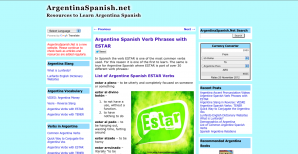 Argentina Spanish Resources Website