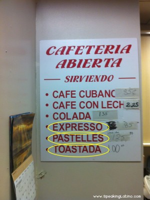 Spanish Mistakes Answers Cafeteria Spanish Mistakes Answers