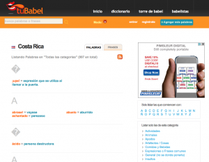 Costa Rica Spanish Slang Tu Babel
