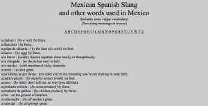 mexican spanish slang words mexican spanish slang words