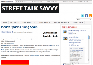 Spain Spanish Slang Street Savvy Spain Spanish Slang Street Savvy