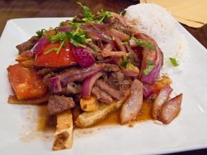 Saltado Dish Peruvian Food