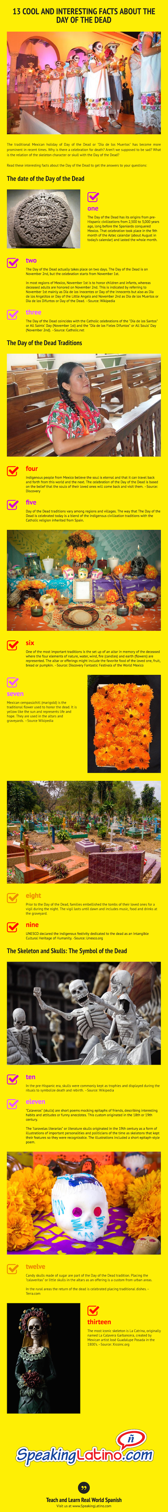 Top 10+ Day of the dead facts 4 13 Cool and Interesting Facts About Mexico Day of the Dead INFOGRAPHIC