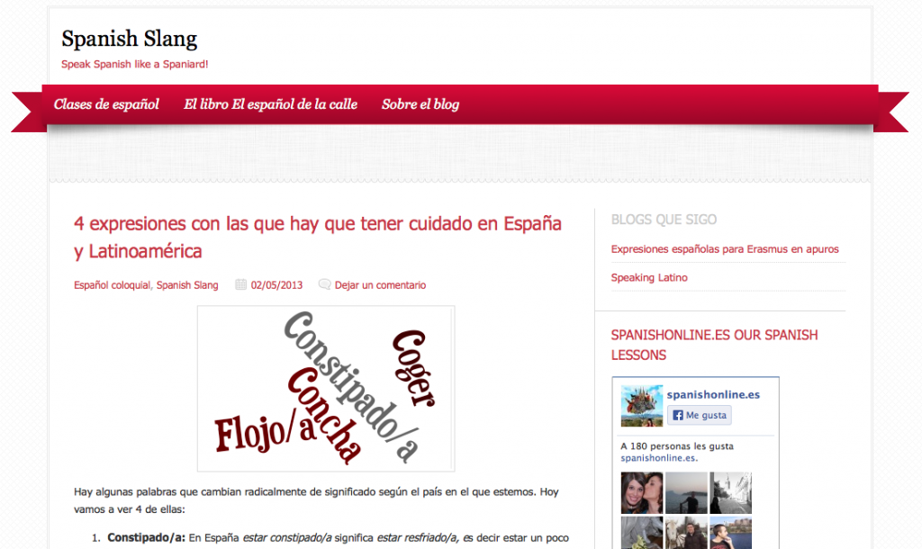 Resources to Learn Spain Spanish Slang by Speaking Latino