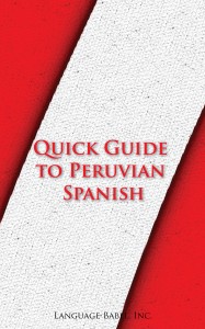 Peru Spanish Slang book