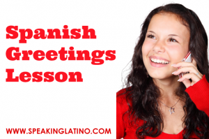 spanish greetings lesson