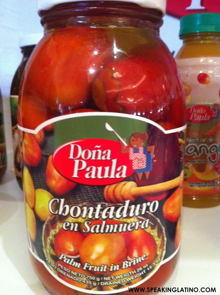 CHONTADURO and SALMUERA Colombia Spanish Words