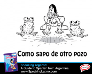 Como sapoLIKE FISH OUT OF WATER: English Phrase to Spanish de otro pozo: Like fish out of water