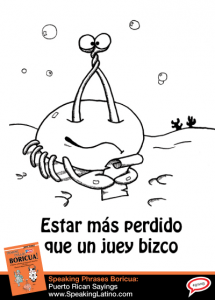 Más perdido que un juez bizco Spanish Saying