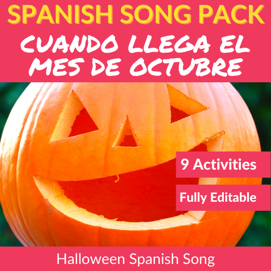 CUANDO LLEGA EL MES DE OCTUBRE: Halloween Song in Spanish Video