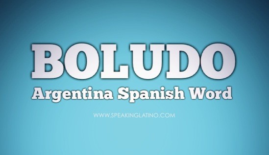 BOLUDO meaning in Argentina Spanish
