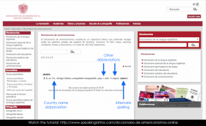 Diccionario de Americanismos Online