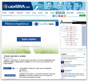 Football Terms in Spanish Liga BBVA