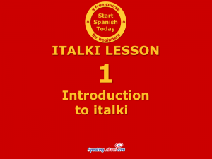 italki lesson