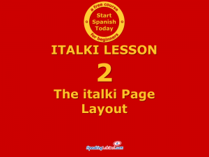 italki lesson
