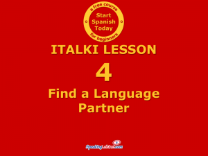 italki lesson