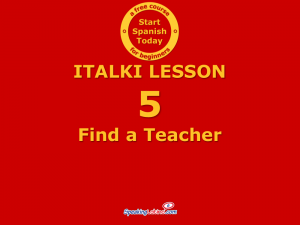 italki lesson