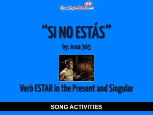 verb estar