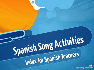 Spanish song activities