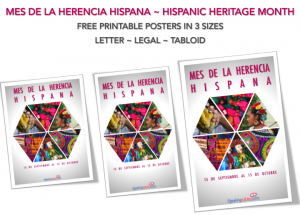 Hispanic Heritage Month Poster