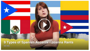 Different Spanish Accents Video