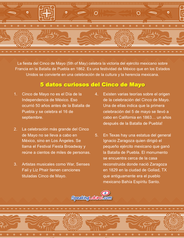 5 Curious Facts About Cinco De Mayo