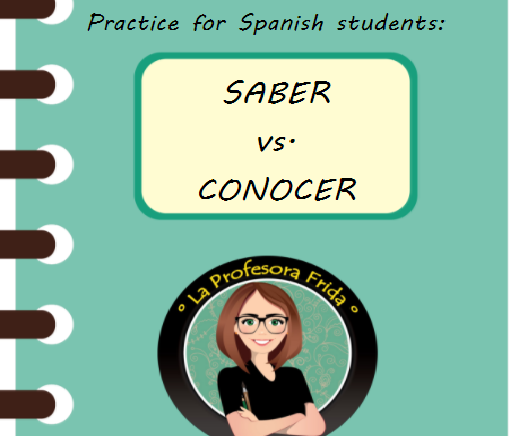 Saber Vs Conocer Worksheet