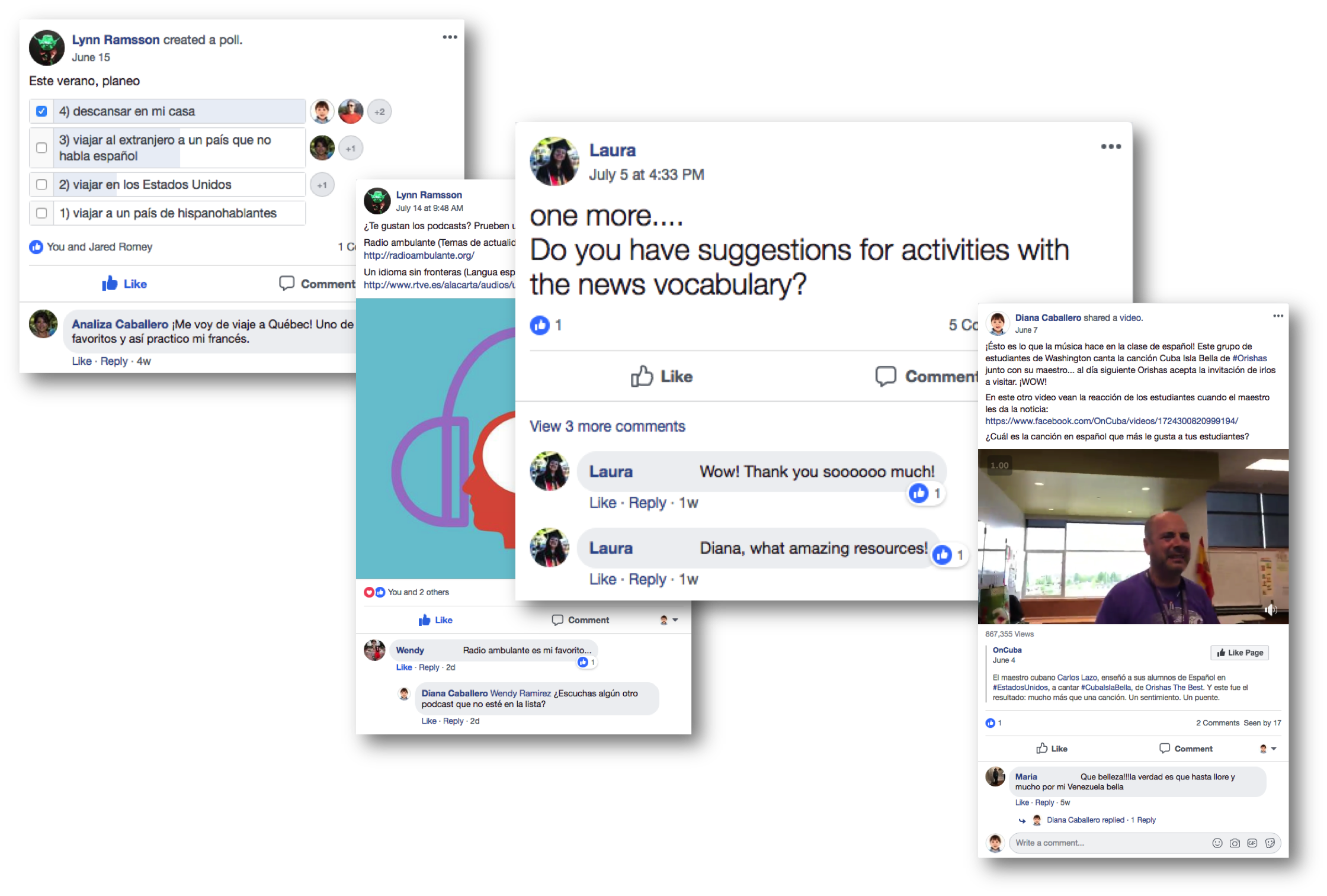 Facebook Group Conversation Sample