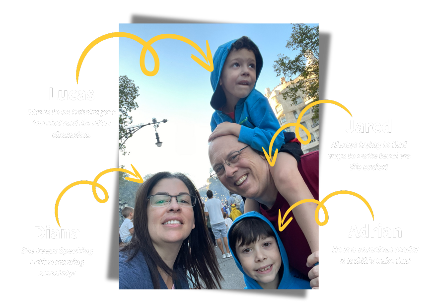 Speaking Latino Family - WH Text
