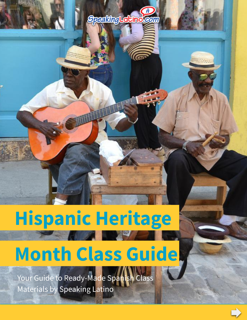 Hispanic Heritage Month_ Class Materials Guide by Speaking Latino